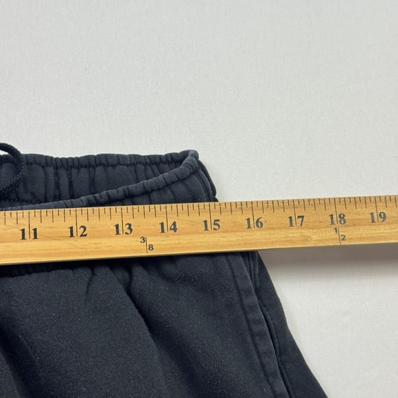 Nike Sweatpants Mens XL Black Fleece Jogger Waist Drawstring Cuffed Pockets Logo - Picture 8 of 10
